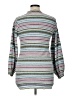 Jessica Simpson 100% Polyester Stripes Silver Turtleneck Sweater Size XL - photo 2