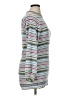 Jessica Simpson 100% Polyester Stripes Silver Turtleneck Sweater Size XL - photo 4