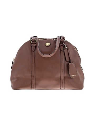 Coach Leather Satchel (view 1)