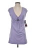 Miraclesuit Purple Short Sleeve Top Size S - photo 1