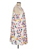 CeCe 100% Polyester Print White Casual Dress Size 12 - photo 4