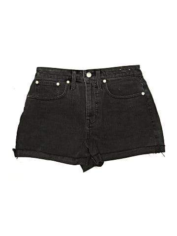 Madewell Curvy High-Rise Denim Shorts in Lunar Wash (view 1)