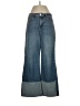 Habitual Color Block Blue Jeans Size 4 - photo 1