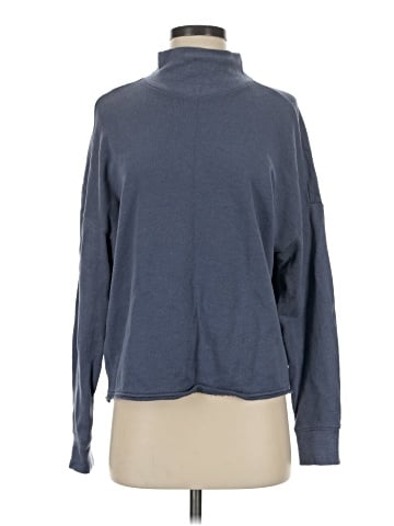 Madewell Hemp-Cotton Mockneck Sweatshirt (view 1)