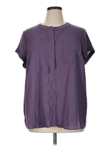Simply Vera Vera Wang Short Sleeve Blouse (view 1)