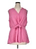 Torrid 100% Polyester Pink Sleeveless Blouse Size 1X Plus (1) - photo 1