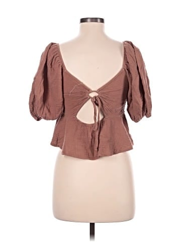 Altar'd State Short Sleeve Blouse (view 2)