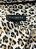 Talbots Animal Print Tan Long Sleeve Blouse Size S - photo 7
