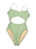 J.Crew Solid Green One Piece Swimsuit Size XXS - photo 1