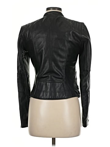 Trafaluc by Zara Leather Jacket (view 2)