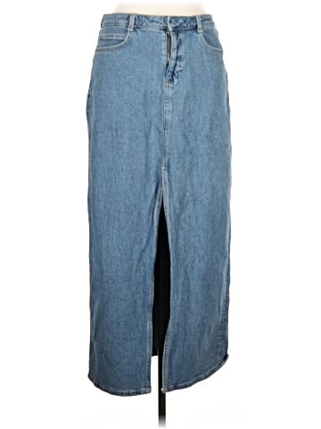 Zara Denim Skirt (view 1)