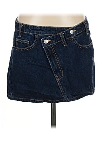 Zara Denim Skirt (view 1)