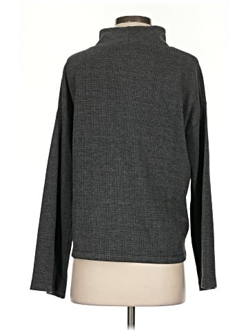Madewell Wide-Sleeve Mockneck Top in Glen Plaid (view 2)