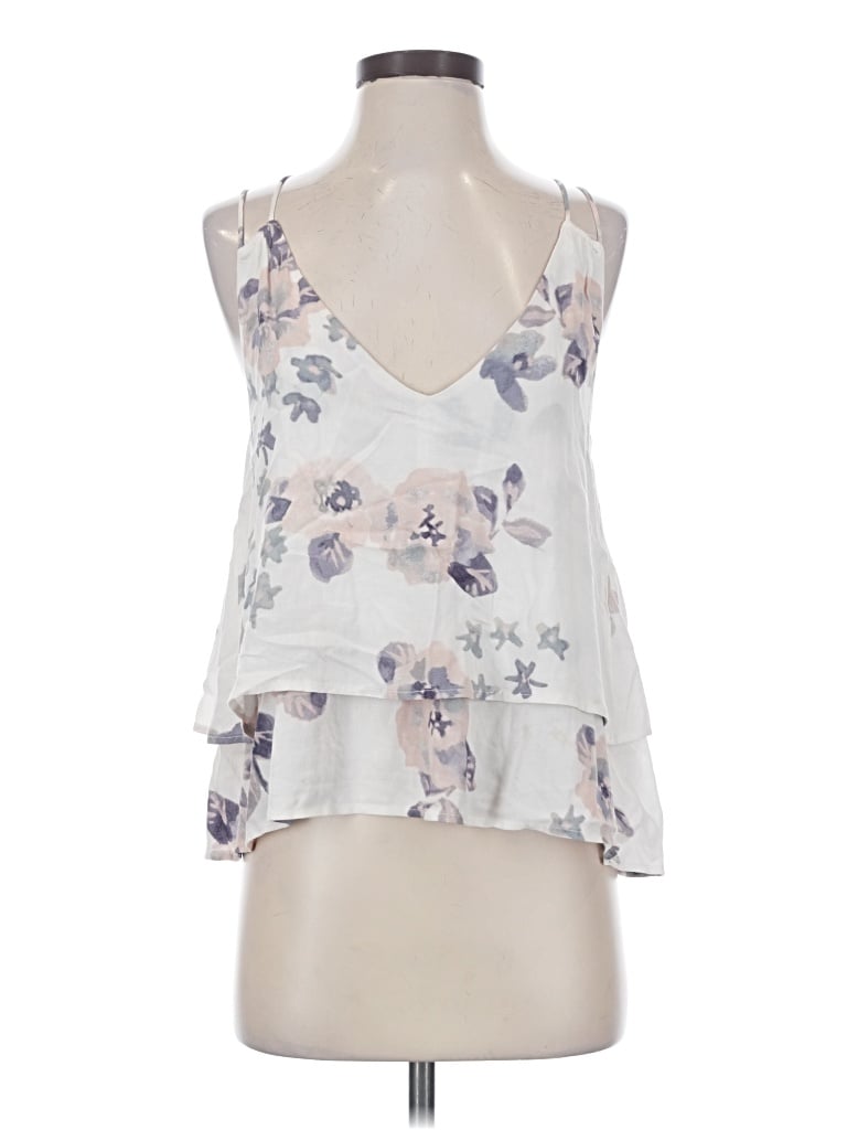 Pre-owned Lovestitch Sleeveless Blouse In White