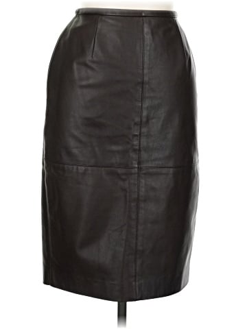 Lafayette 148 New York Faux Leather Skirt (view 1)