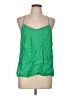 Tibi 100% Cupro Green Tank Top Size 12 - photo 1