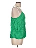 Tibi 100% Cupro Green Tank Top Size 12 - photo 4