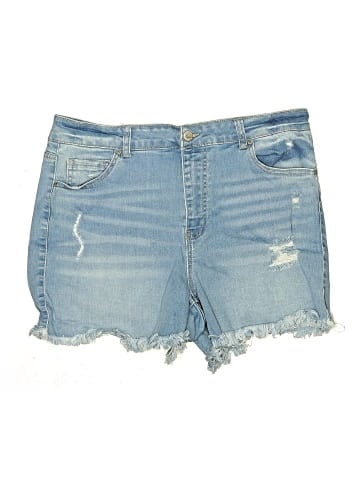 Wax Jean Denim Shorts (view 1)