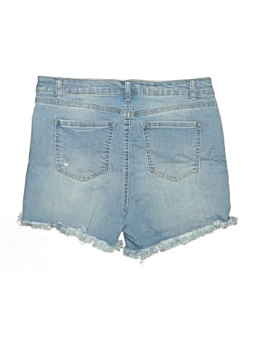 Wax Jean Denim Shorts (view 2)