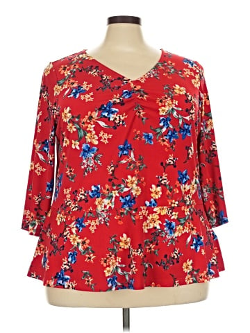 Susan Graver 3/4 Sleeve T-Shirt (view 1)