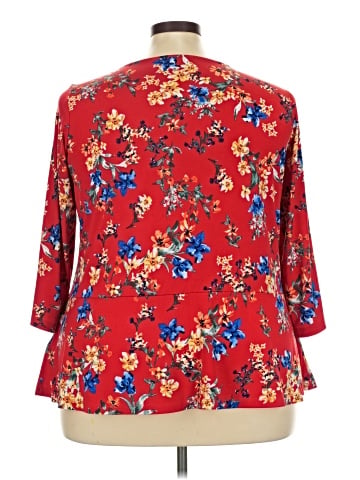 Susan Graver 3/4 Sleeve T-Shirt (view 2)