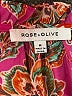 Rose + Olive 100% Polyester Paisley Pink Short Sleeve Blouse Size M - photo 4