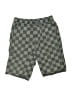 Tea 100% Cotton Checkered-gingham Green Board Shorts Size 10 - photo 1