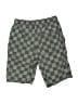Tea 100% Cotton Checkered-gingham Green Board Shorts Size 10 - photo 2