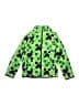 Minecraft 100% Polyester Argyle Green Jacket Size 7 - 8 - photo 1