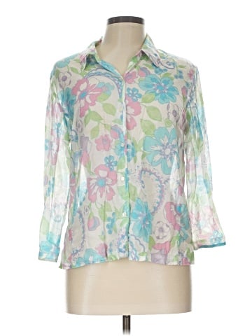 Sigrid Olsen Sport 3/4 Sleeve Blouse (view 1)