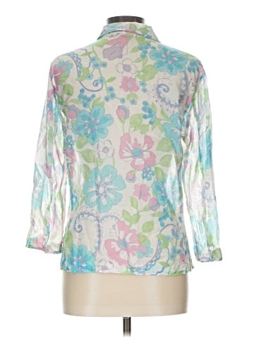 Sigrid Olsen Sport 3/4 Sleeve Blouse (view 2)
