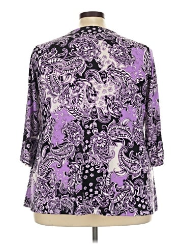 Susan Graver 3/4 Sleeve T-Shirt (view 2)