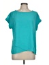 Daniel Rainn Teal Short Sleeve Blouse Size L - photo 1