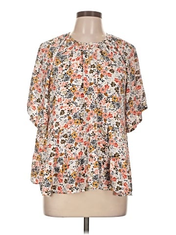 Ann Taylor LOFT Short Sleeve Blouse (view 1)