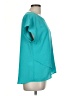 Daniel Rainn Teal Short Sleeve Blouse Size L - photo 4