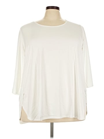 Susan Graver 3/4 Sleeve T-Shirt (view 1)