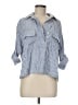 Max Studio Stripes Blue 3/4 Sleeve Blouse Size M - photo 1