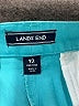 Lands' End Solid Teal Shorts Size 12 - photo 4