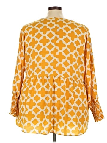 Spin 3/4 Sleeve Blouse (view 2)