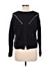 Gap 100% Cotton Solid Black Pullover Sweater Size M - photo 2