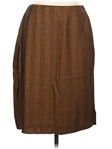 Linda Allard Ellen Tracy Wool Skirt (view 1)