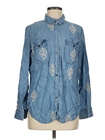 Jachs Girlfriend Long Sleeve Button-Down Shirt (view 1)