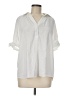 Max Studio 100% Polyester Ivory 3/4 Sleeve Blouse Size M - photo 1