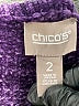 Chico's 100% Polyester Purple Pullover Sweater Size Lg (2) - photo 7