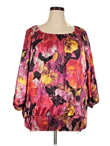 Cj Banks 3/4 Sleeve Blouse (view 1)