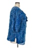 Catherines 100% Cotton Blue 3/4 Sleeve Blouse Size 2X - photo 4