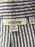 Chico's Chevron-herringbone Blue Casual Pants Size Med (1.5) - photo 4