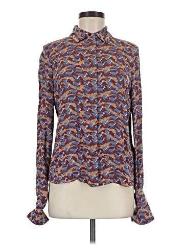 Brooks Brothers Long Sleeve Silk Top (view 1)