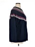 Croft & Barrow Chevron-herringbone Blue Pullover Sweater Size 1X - photo 4
