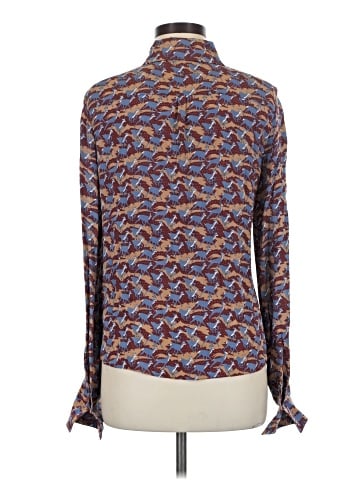 Brooks Brothers Long Sleeve Silk Top (view 2)